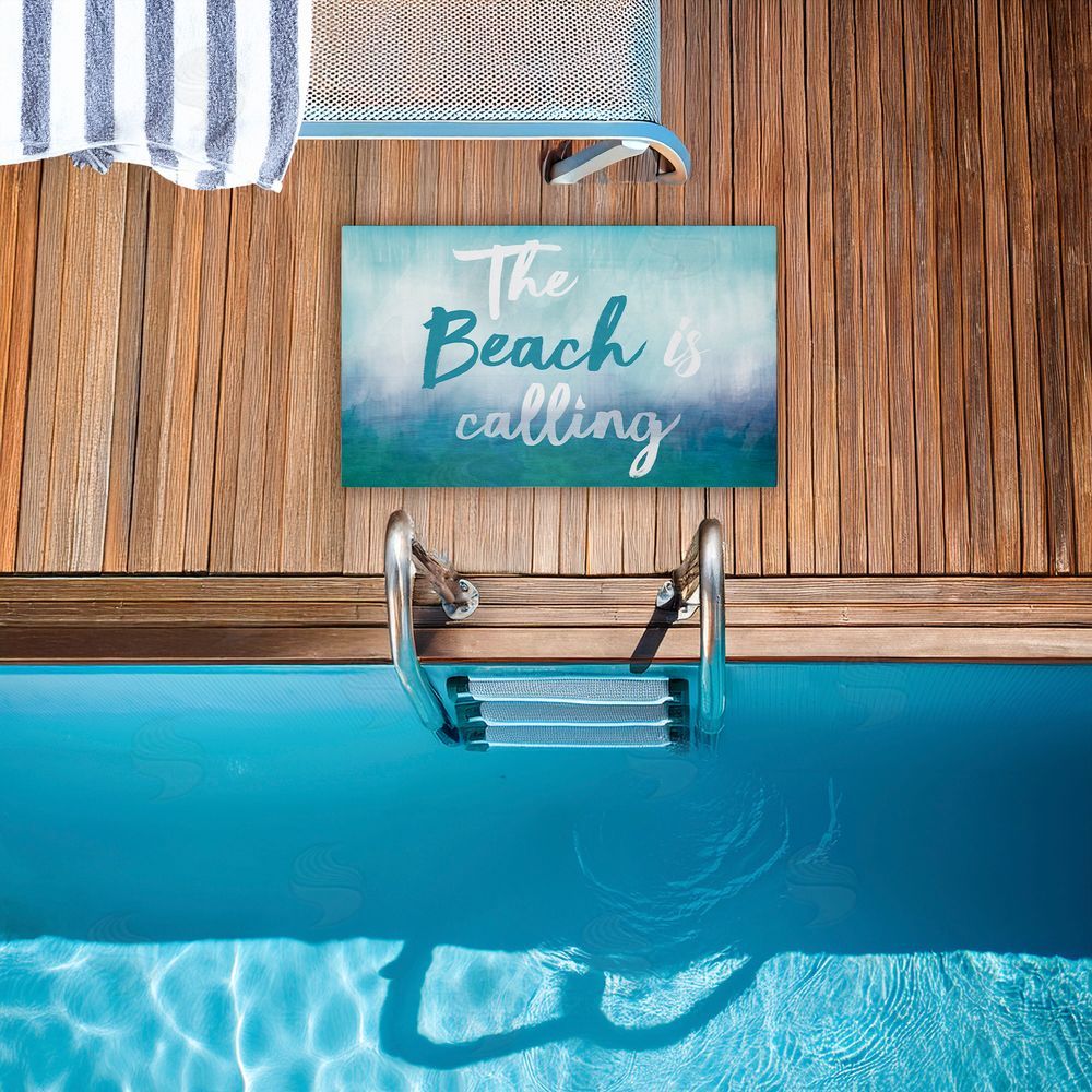 Lula Bijoux & co. Beach Is Calling Gradient Unwoven Outdoor Door Mat