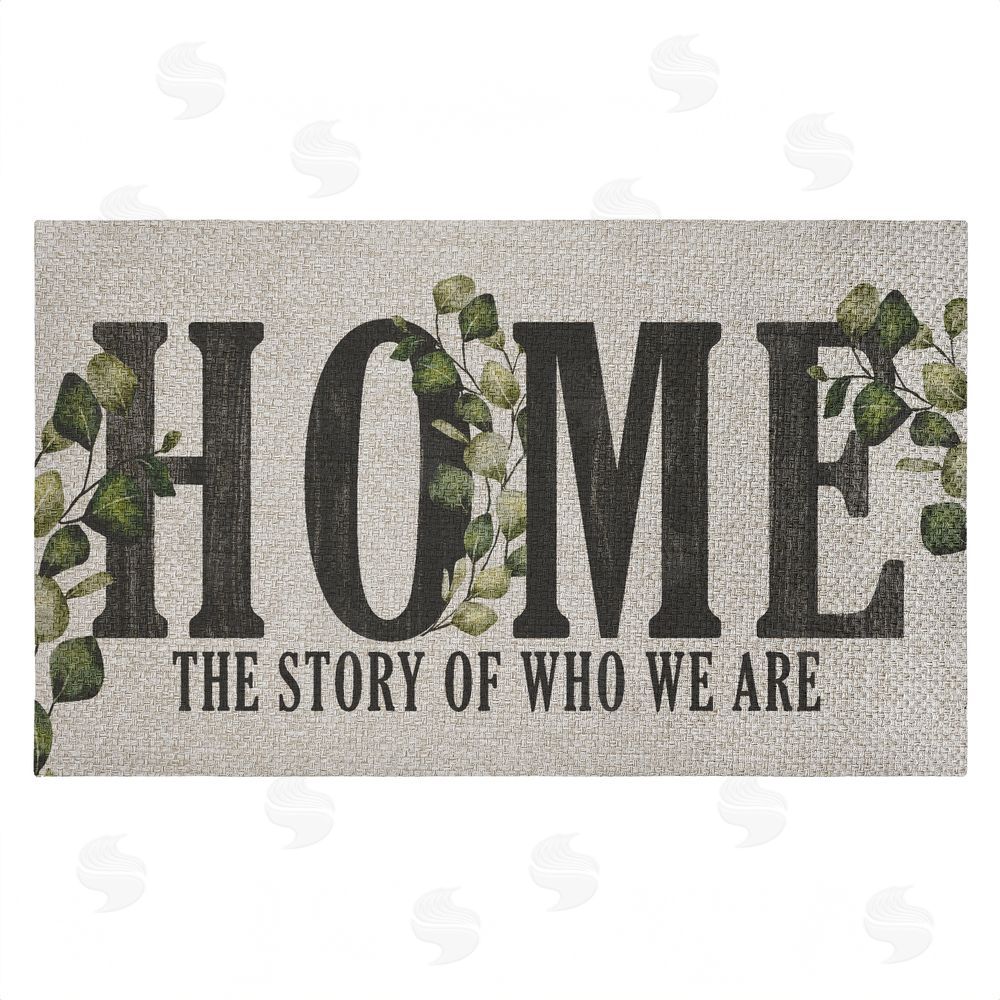 Kim Allen Story Of Who We Are Outdoor Faux Sisal Door Mat