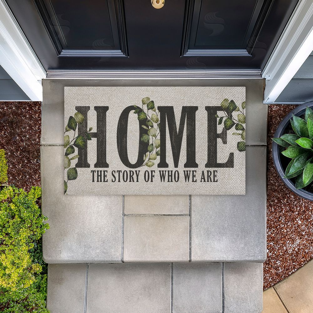 Kim Allen Story Of Who We Are Outdoor Faux Sisal Door Mat