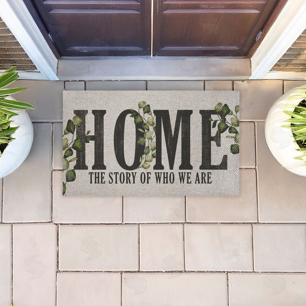 Kim Allen Story Of Who We Are Outdoor Faux Sisal Door Mat