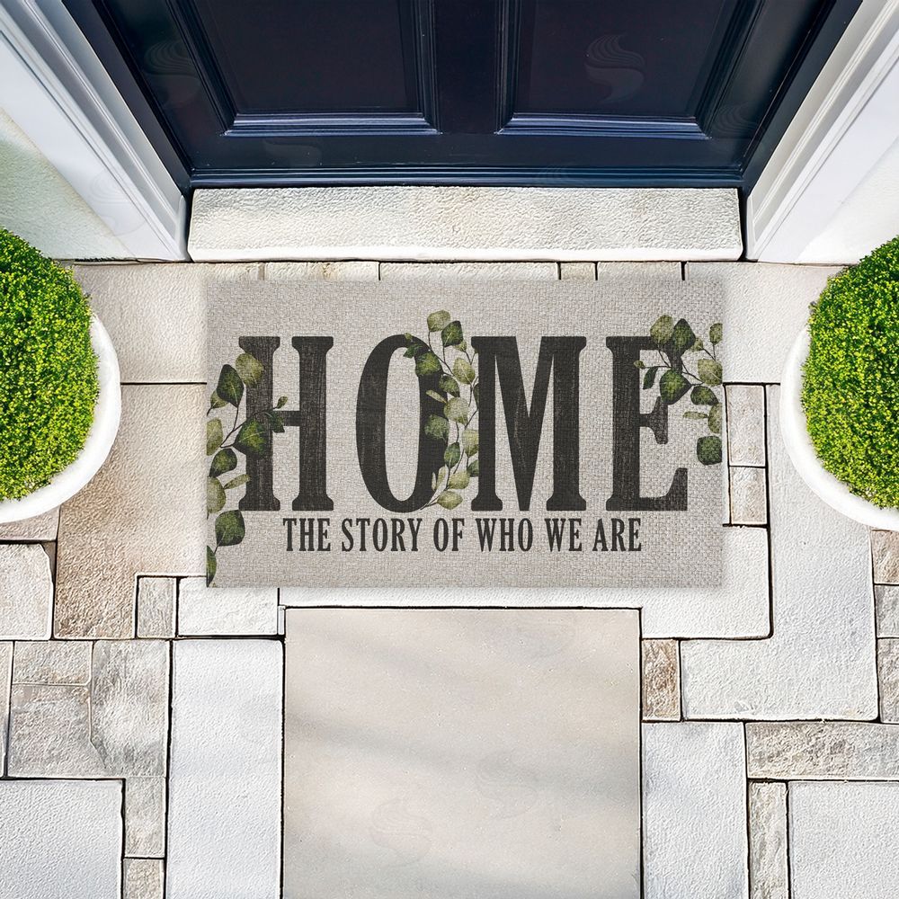 Kim Allen Story Of Who We Are Outdoor Faux Sisal Door Mat