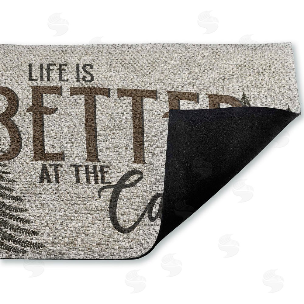 Kim Allen Life Is Better At Cabin Outdoor Faux Sisal Door Mat