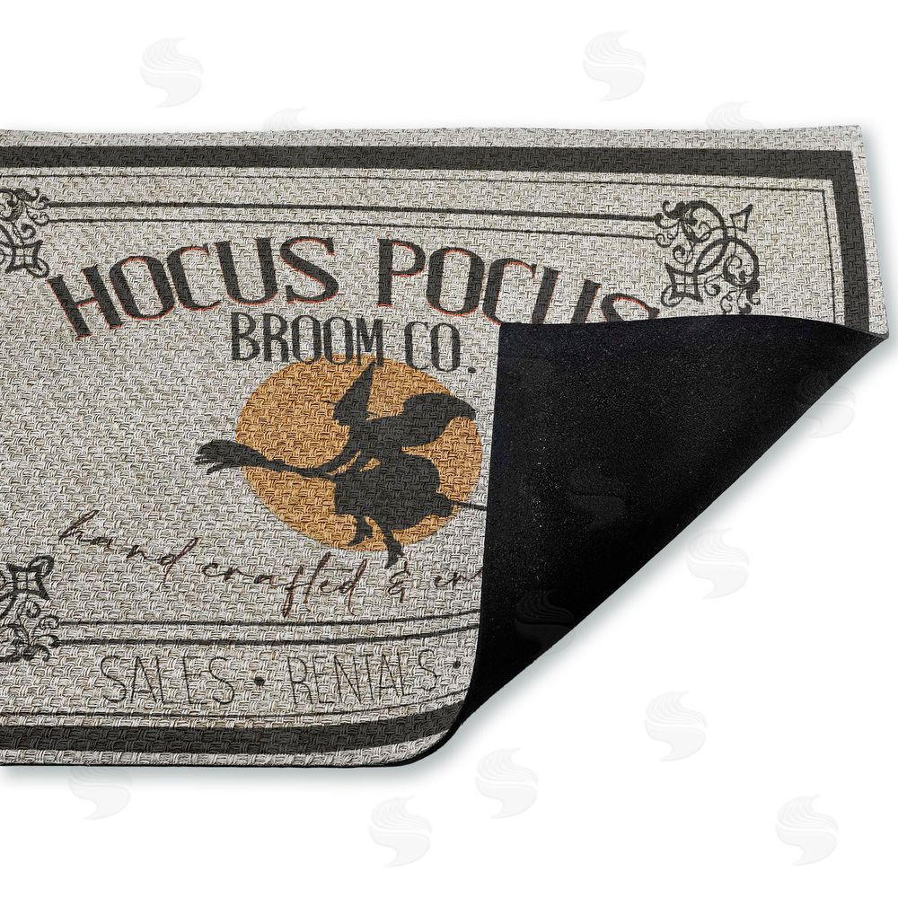 Kim Allen Halloween Vintage Broom Co Outdoor Faux Sisal Door Mat