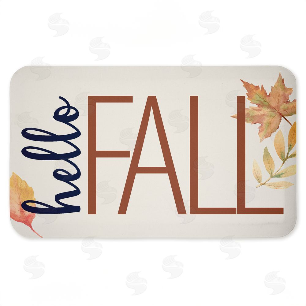 Kim Allen Hello Fall Greeting Kitchen Floor Mat