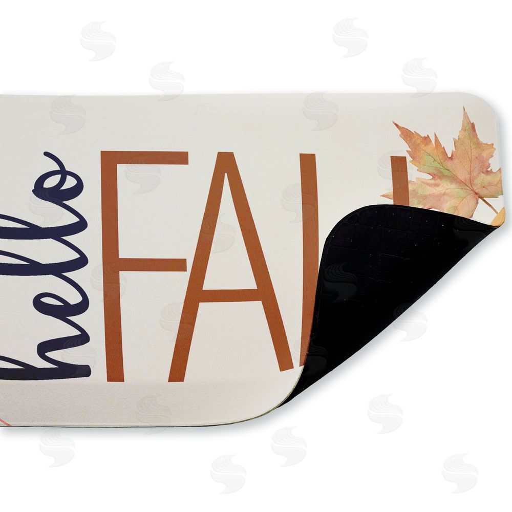 Kim Allen Hello Fall Greeting Kitchen Floor Mat