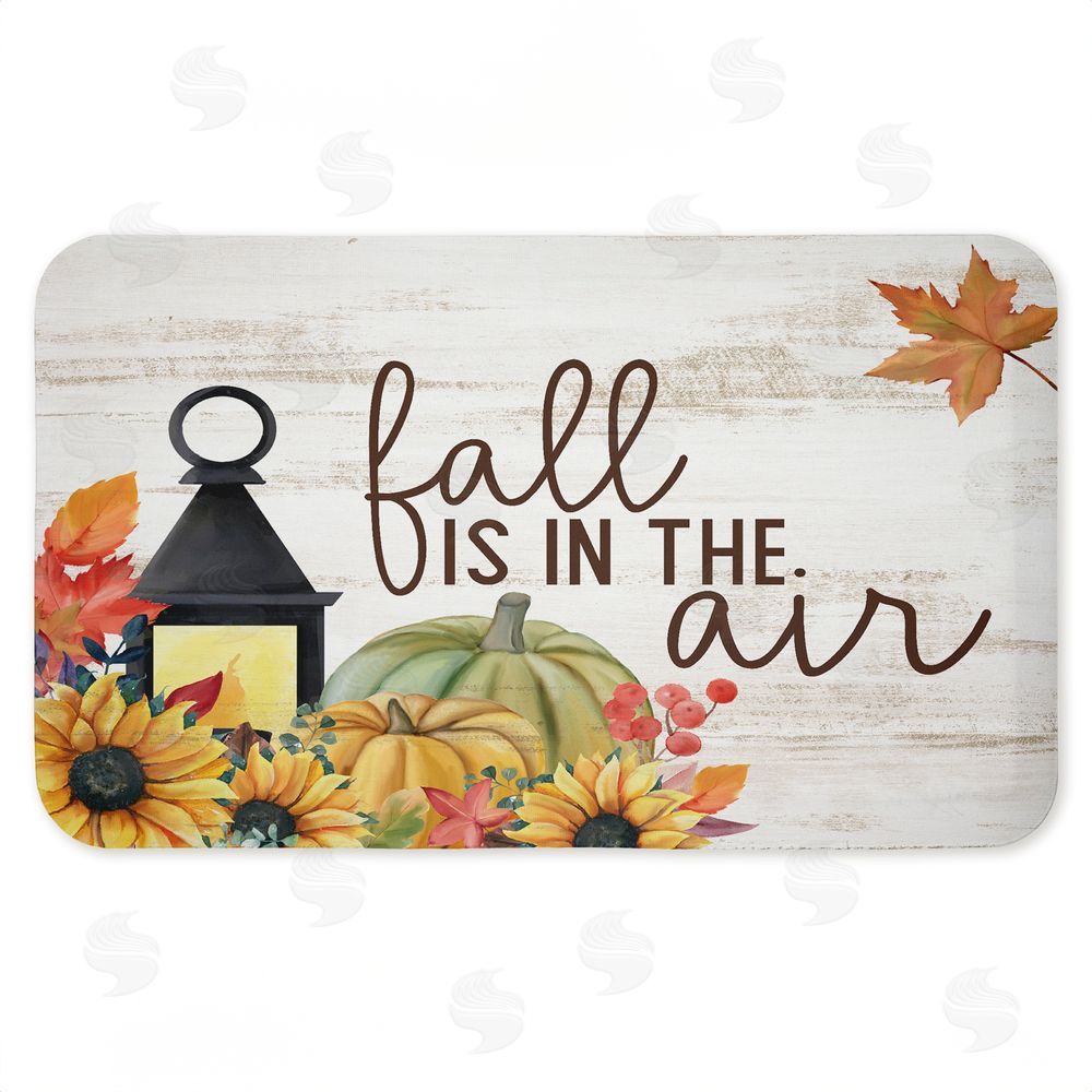 Kim Allen Fall Is In The Air Lantern Kitchen Floor Mat