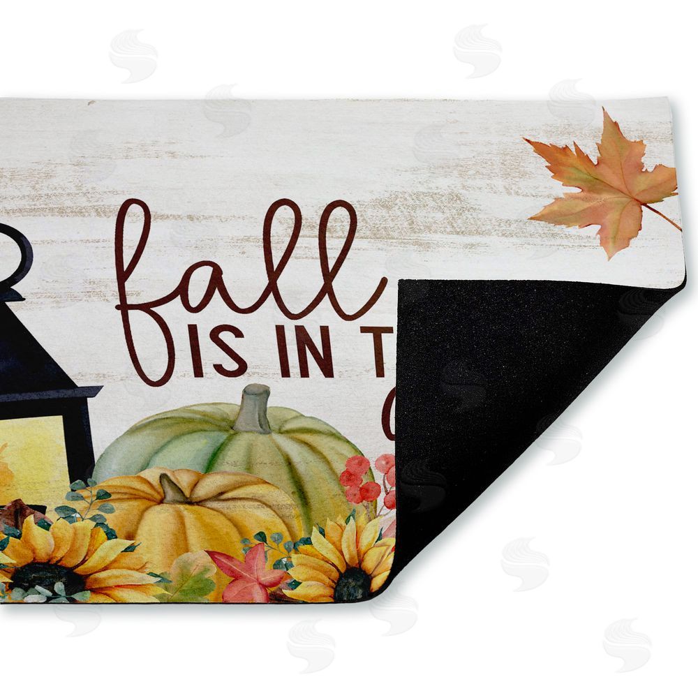 Kim Allen Fall Is In The Air Lantern Unwoven Outdoor Door Mat