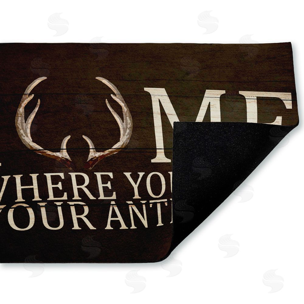 Kim Allen Where You Hang Your Antlers Unwoven Outdoor Door Mat