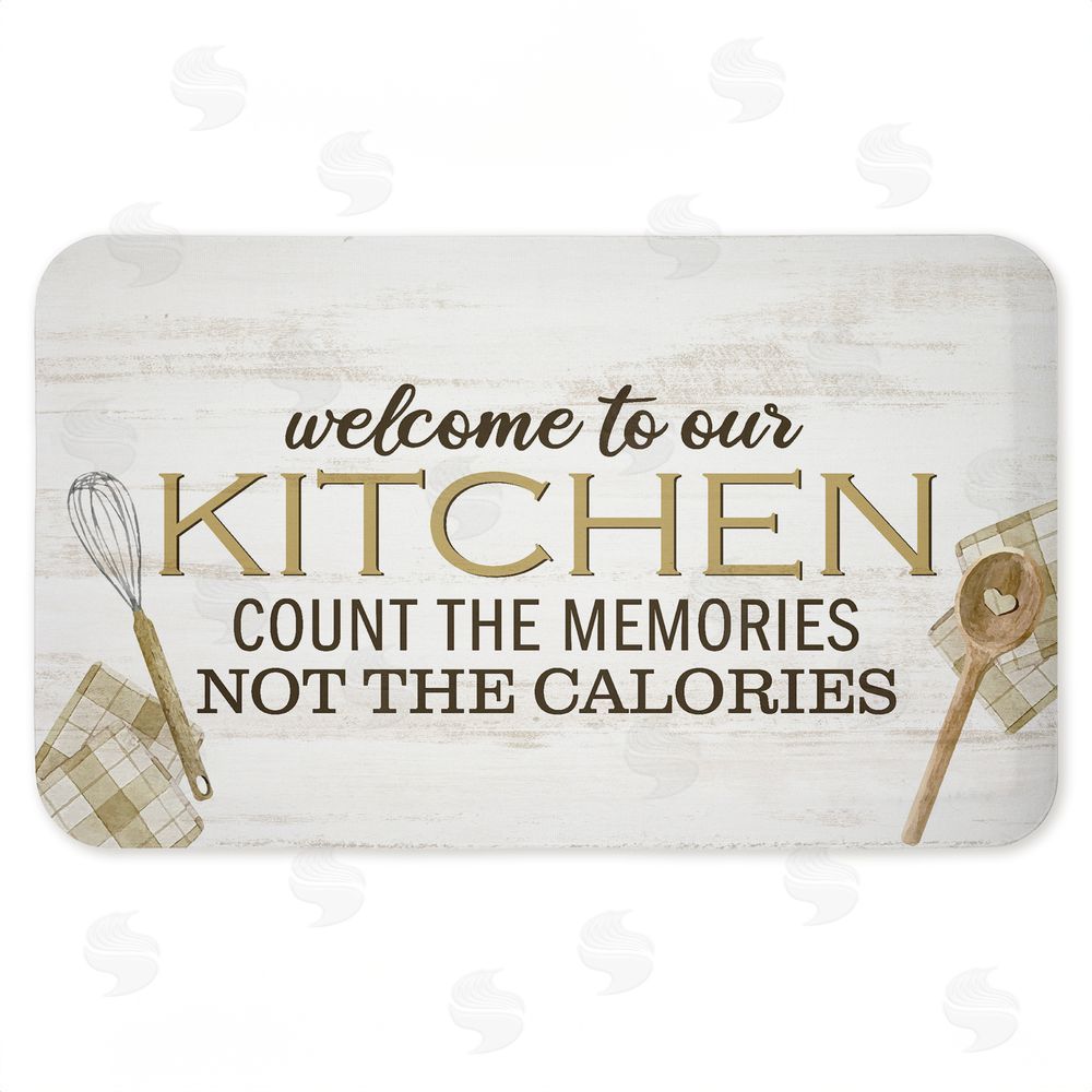 Kim Allen Welcome Kitchen Count Memories Kitchen Floor Mat