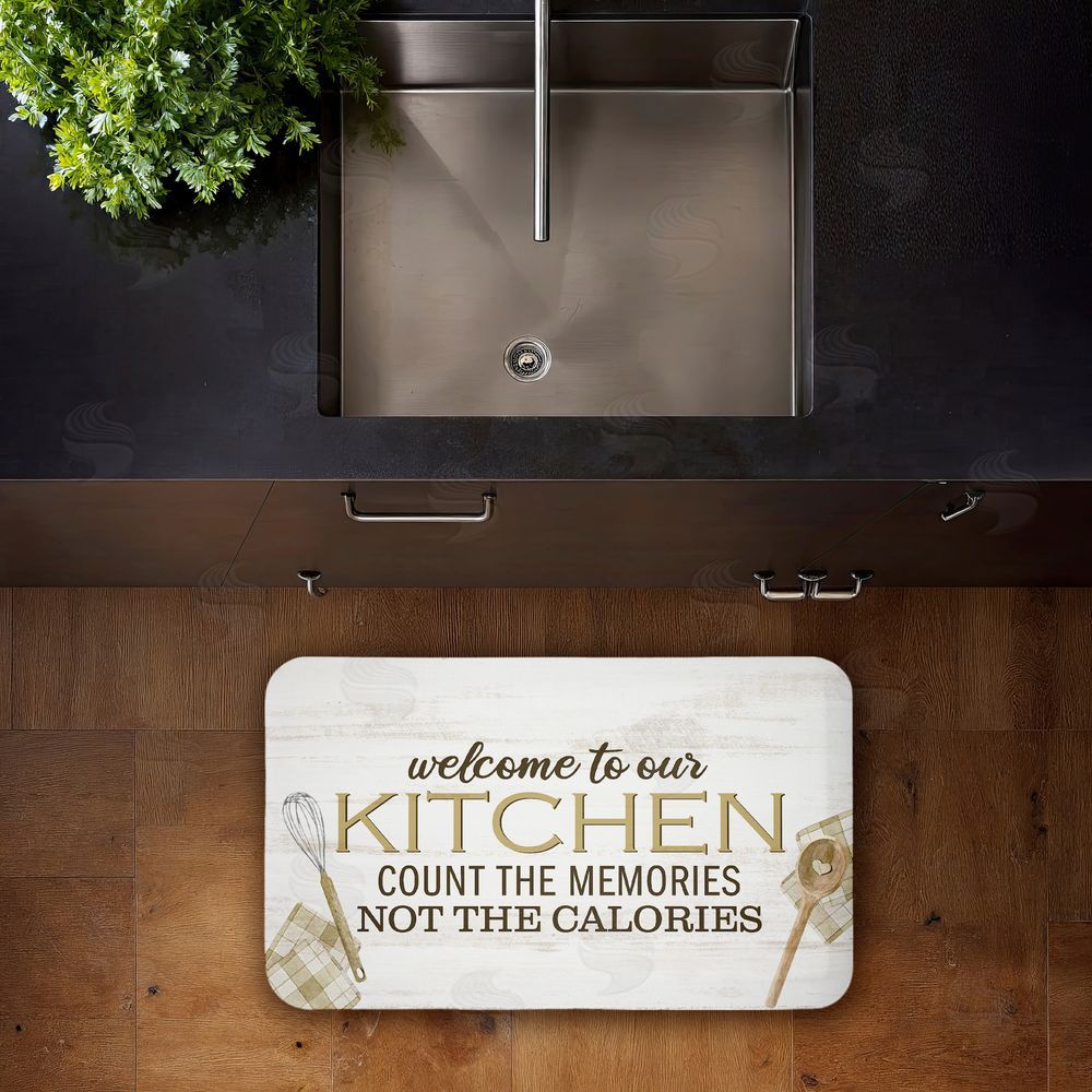 Kim Allen Welcome Kitchen Count Memories Kitchen Floor Mat
