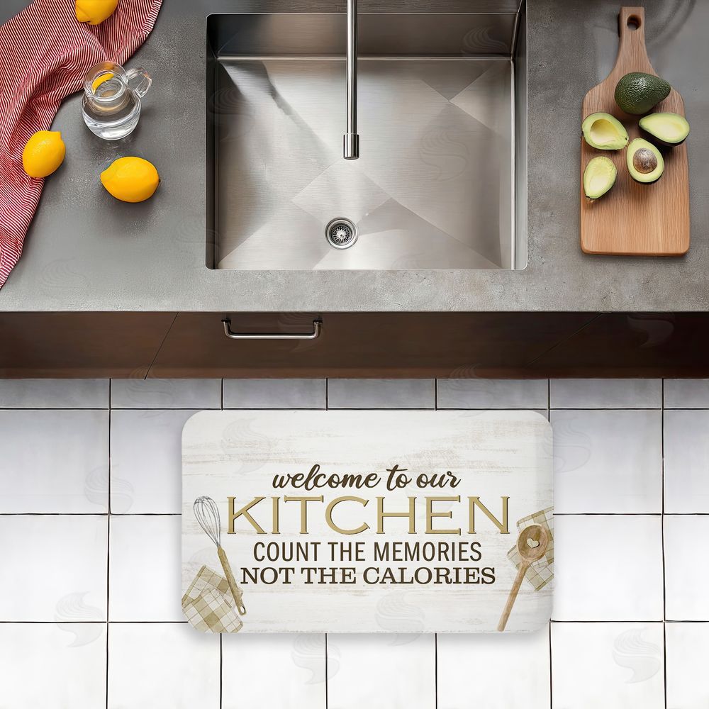 Kim Allen Welcome Kitchen Count Memories Kitchen Floor Mat
