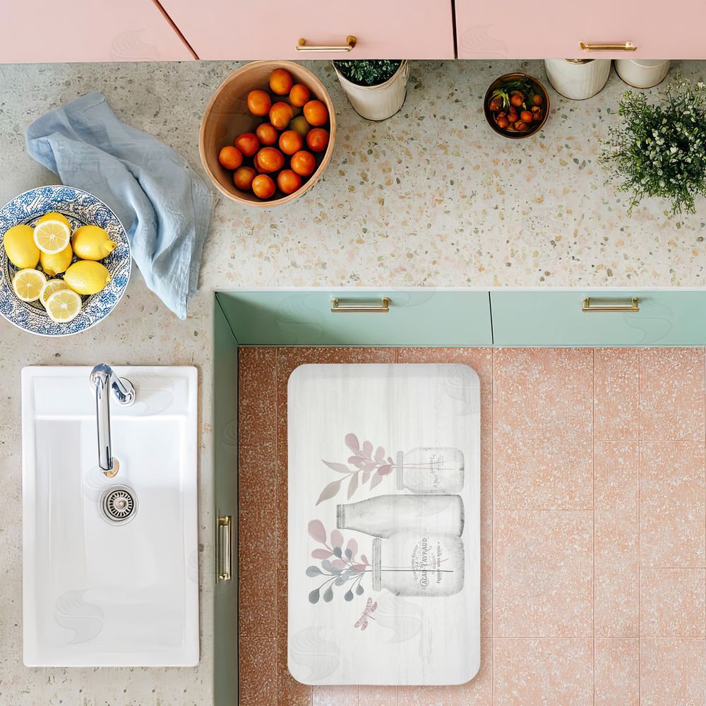 Kim Allen Simple Wildflower Hope Kitchen Floor Mat