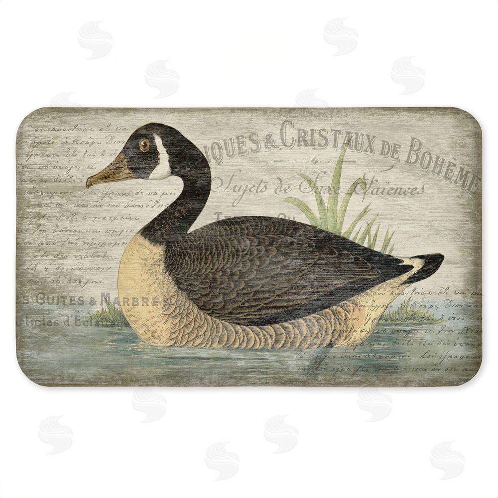 Suzanne Nicoll French Goose Vintage Motif Kitchen Floor Mat