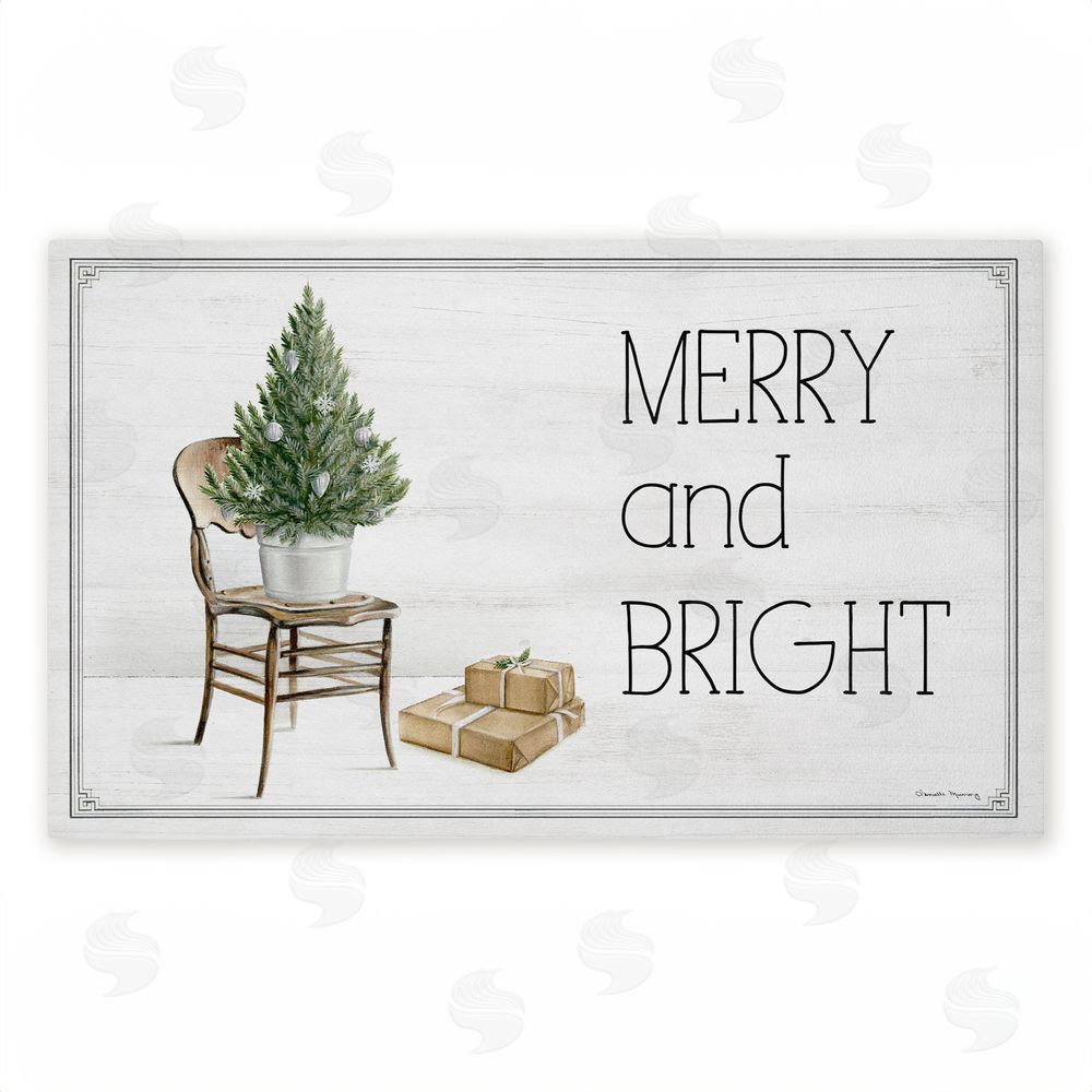 Danielle Murray Winter In Aspen Merry & Bright Unwoven Outdoor Door Mat