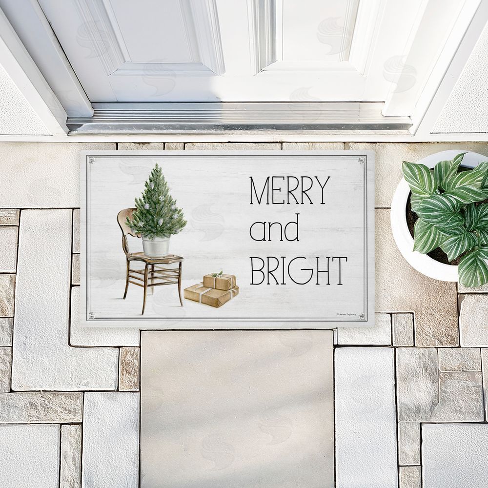 Danielle Murray Winter In Aspen Merry & Bright Unwoven Outdoor Door Mat