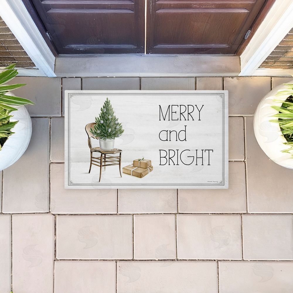 Danielle Murray Winter In Aspen Merry & Bright Unwoven Outdoor Door Mat