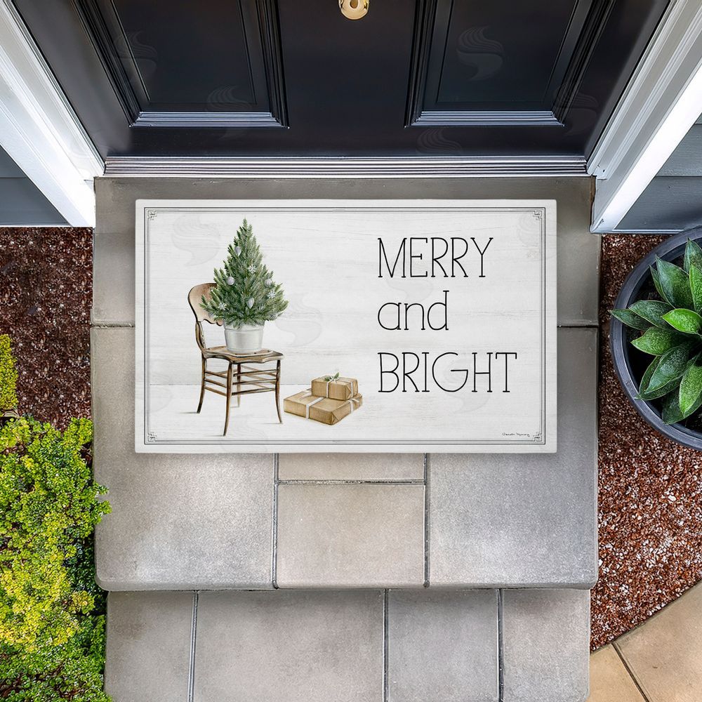 Danielle Murray Winter In Aspen Merry & Bright Unwoven Outdoor Door Mat