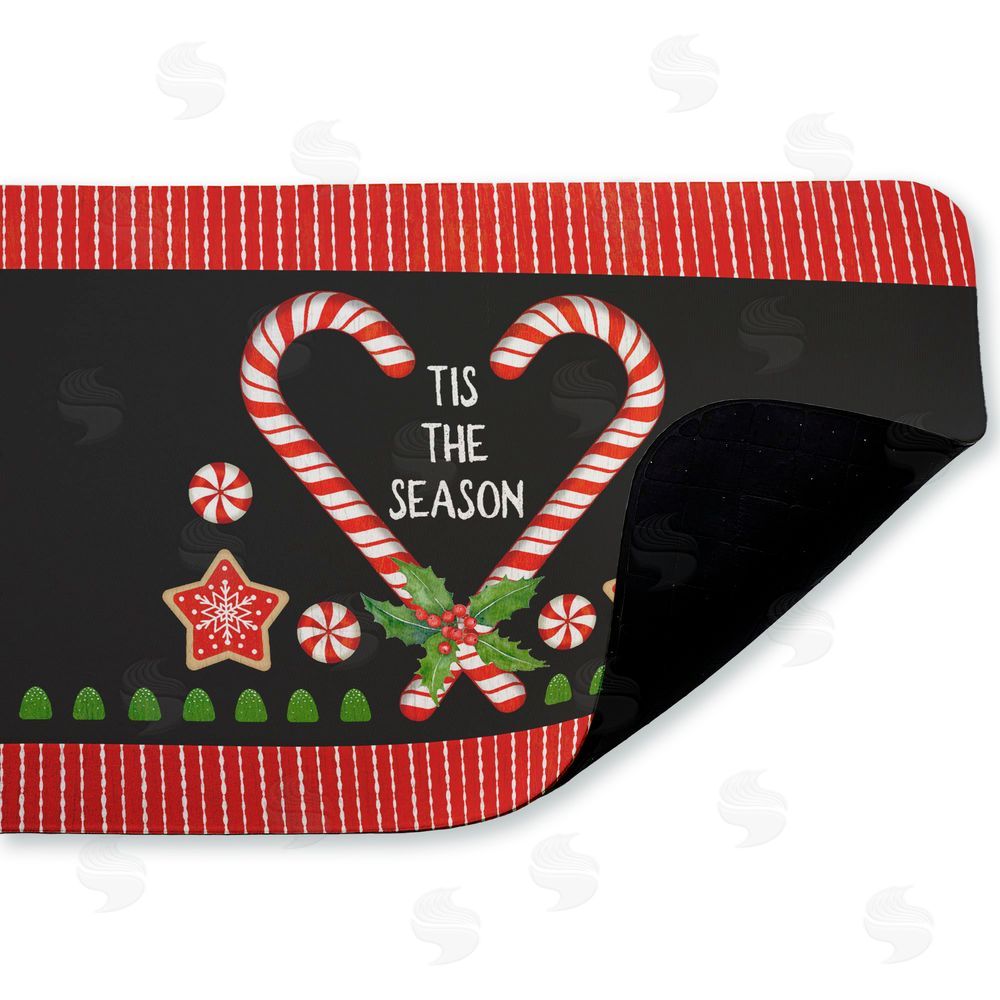 Suzanne Nicoll Tis The Season Candy Heart Kitchen Floor Mat