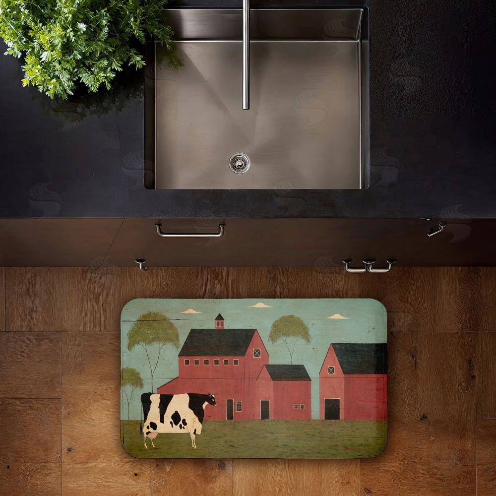 Warren Kimble Nellies Barn Cow Kitchen Floor Mat