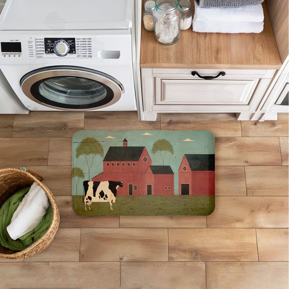 Warren Kimble Nellies Barn Cow Kitchen Floor Mat