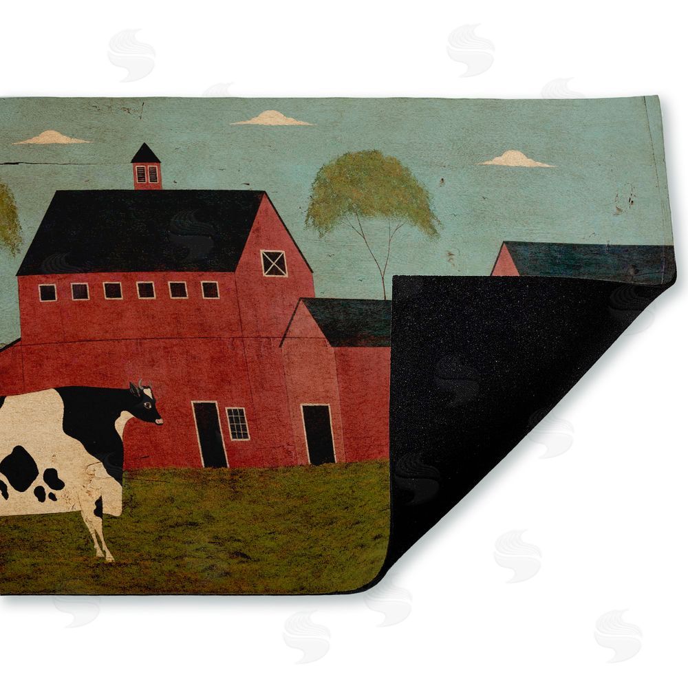 Warren Kimble Nellies Barn Cow Unwoven Outdoor Door Mat