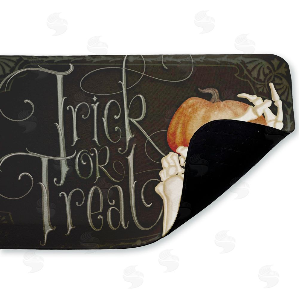 Nicole Tamarin Trick Or Treat Skeleton Hand Kitchen Floor Mat