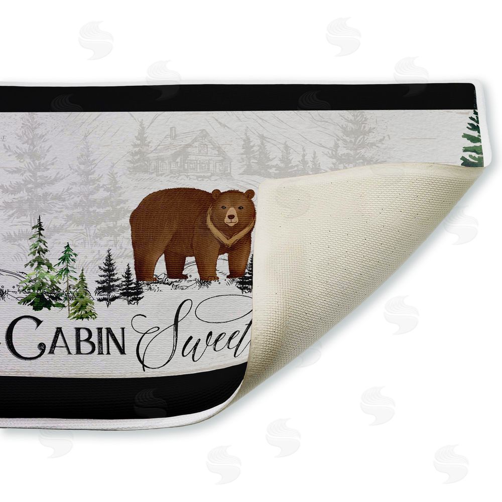 Jennifer Pugh Ivory Pines Cabin Plush Bathroom Floor Mat