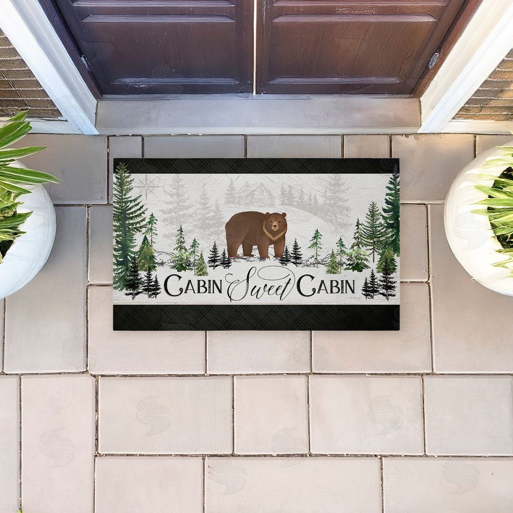 Jennifer Pugh Ivory Pines Cabin Unwoven Outdoor Door Mat
