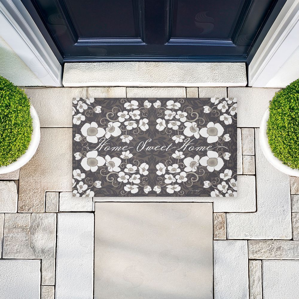 Tim Coffey Sweet Home Apple Blossoms Entry Unwoven Outdoor Door Mat