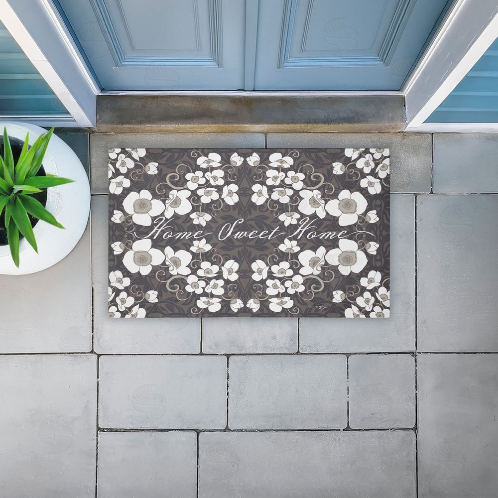 Tim Coffey Sweet Home Apple Blossoms Entry Unwoven Outdoor Door Mat