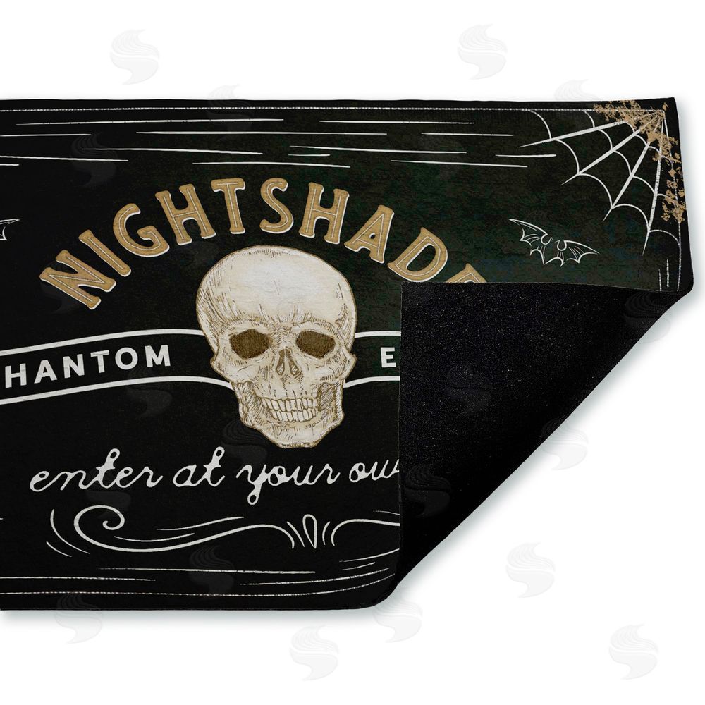 Jennifer Pugh Spooky Nightshade Emporium Unwoven Outdoor Door Mat