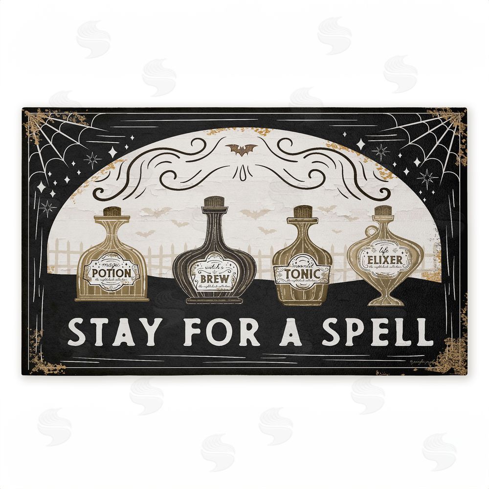 Jennifer Pugh Stay For A Spell Potions Unwoven Outdoor Door Mat