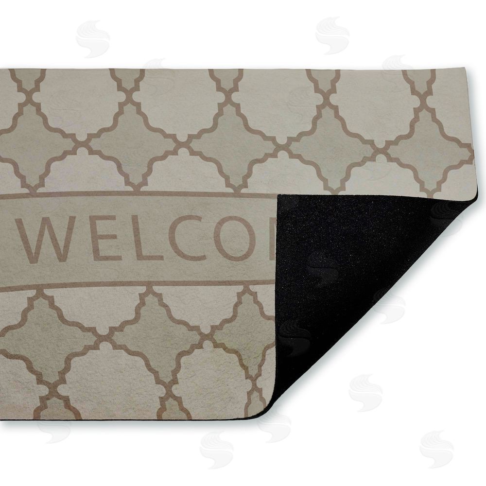 Tim Coffey Geometric Mod Welcome Unwoven Outdoor Door Mat