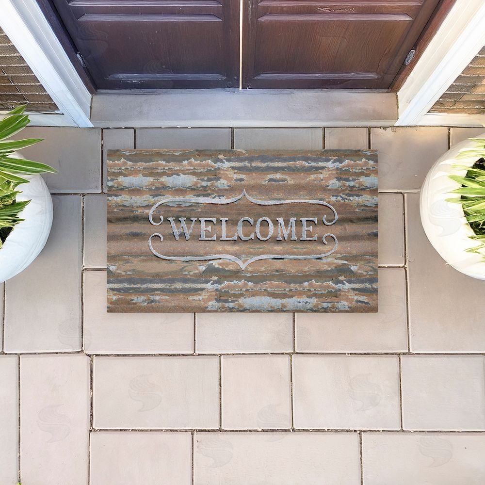 Tim Coffey Rustic & Distressed Welcome Unwoven Outdoor Door Mat