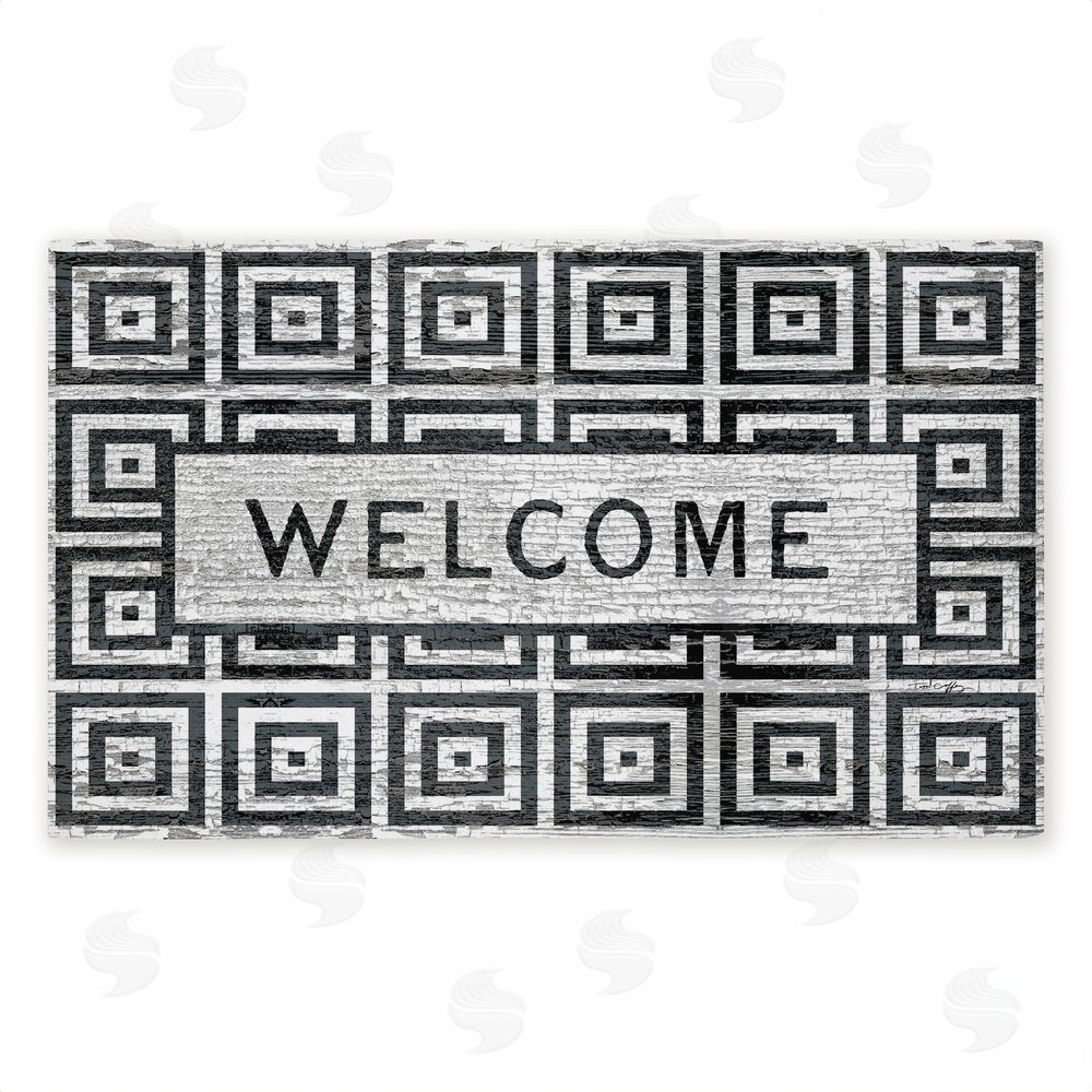 Tim Coffey Modern Urban Farmhouse Welcome Unwoven Outdoor Door Mat