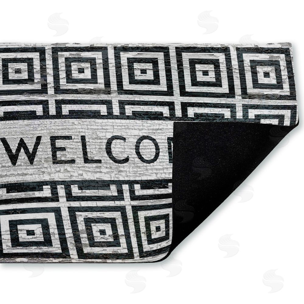 Tim Coffey Modern Urban Farmhouse Welcome Unwoven Outdoor Door Mat
