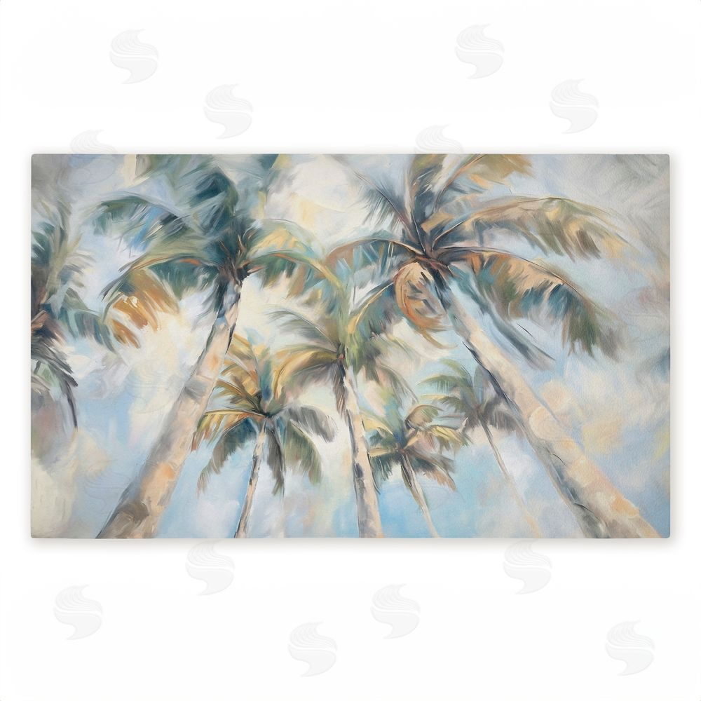 Ramona Murdock Swaying Palms Abstract Unwoven Outdoor Door Mat