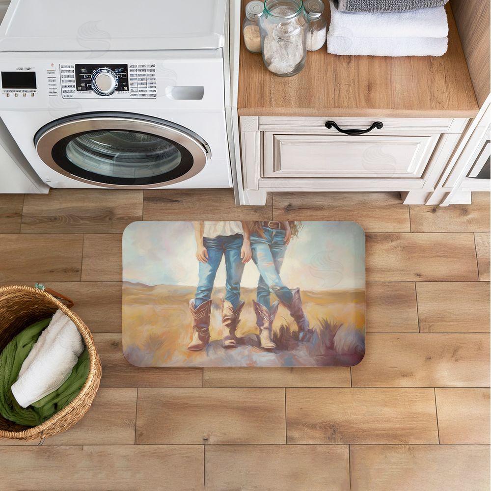 Ramona Murdock All About The Cowboy Boots Kitchen Floor Mat