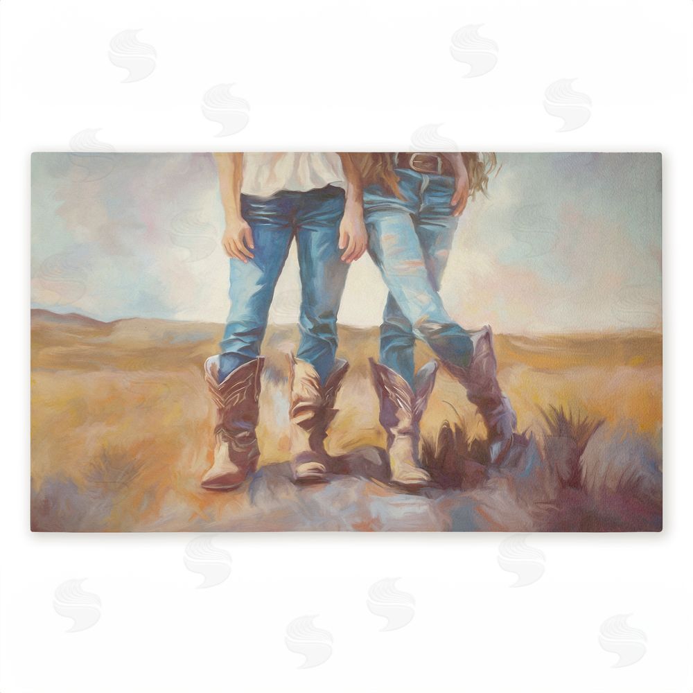 Ramona Murdock All About The Cowboy Boots Unwoven Outdoor Door Mat