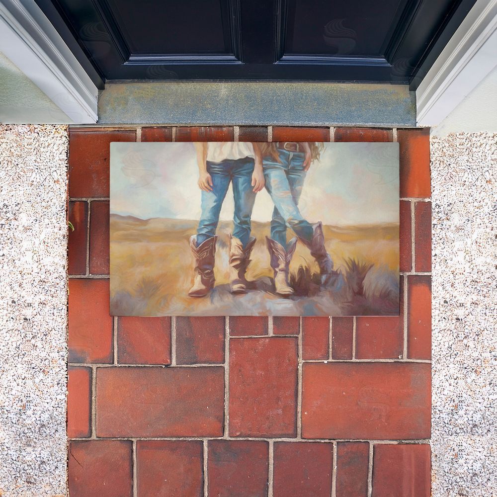 Ramona Murdock All About The Cowboy Boots Unwoven Outdoor Door Mat