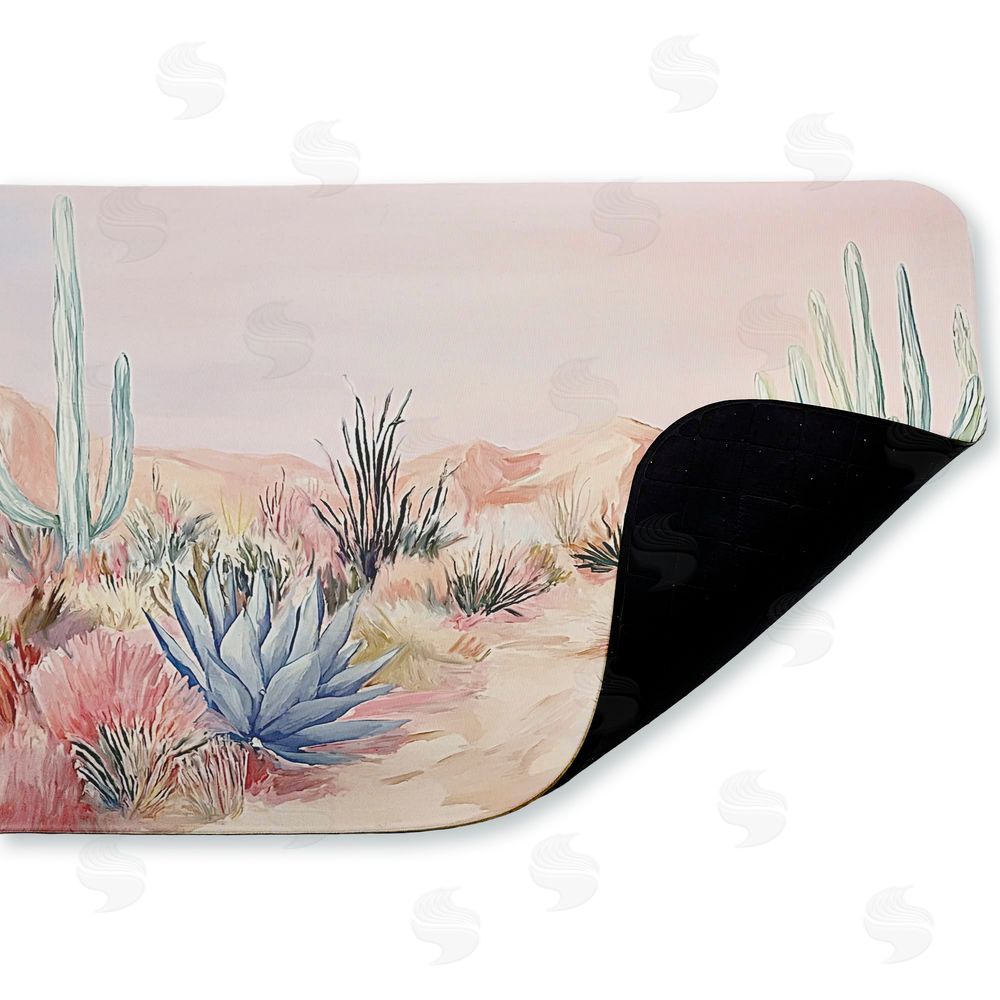 Ramona Murdock Desert Wonderland Cacti Kitchen Floor Mat