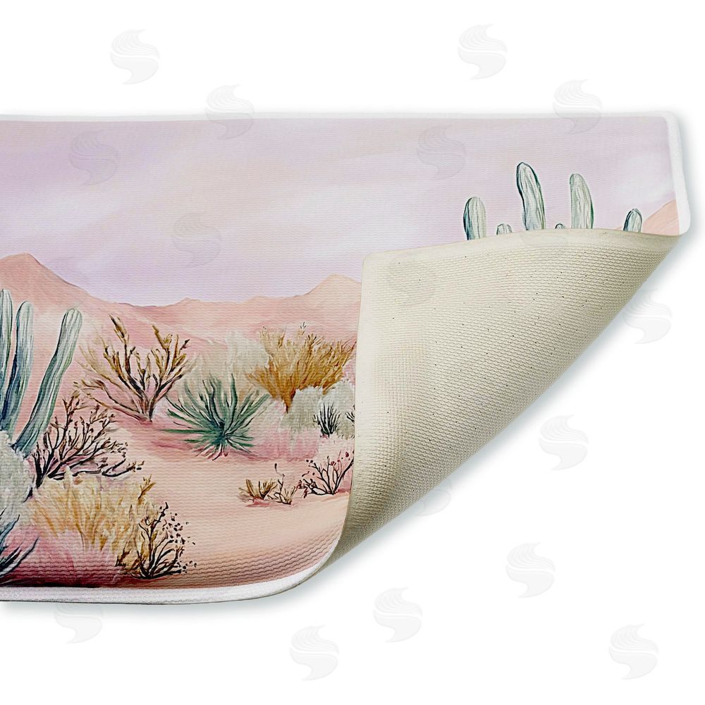 Ramona Murdock Sandy Desert Wonderland Plush Bathroom Floor Mat