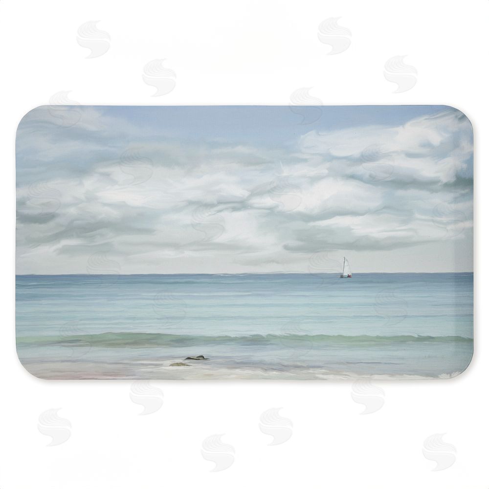 Ramona Murdock That Day In Paradise Kitchen Floor Mat