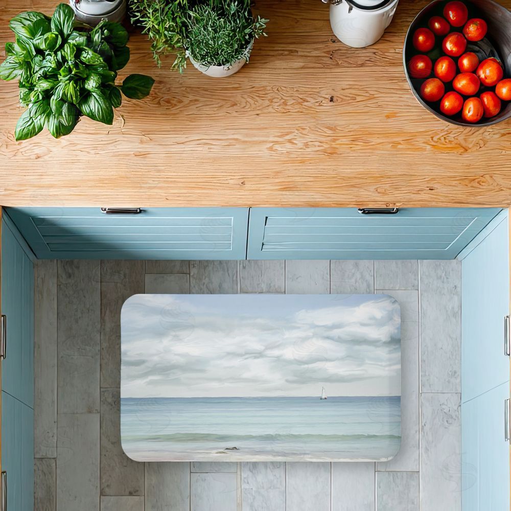 Ramona Murdock That Day In Paradise Kitchen Floor Mat