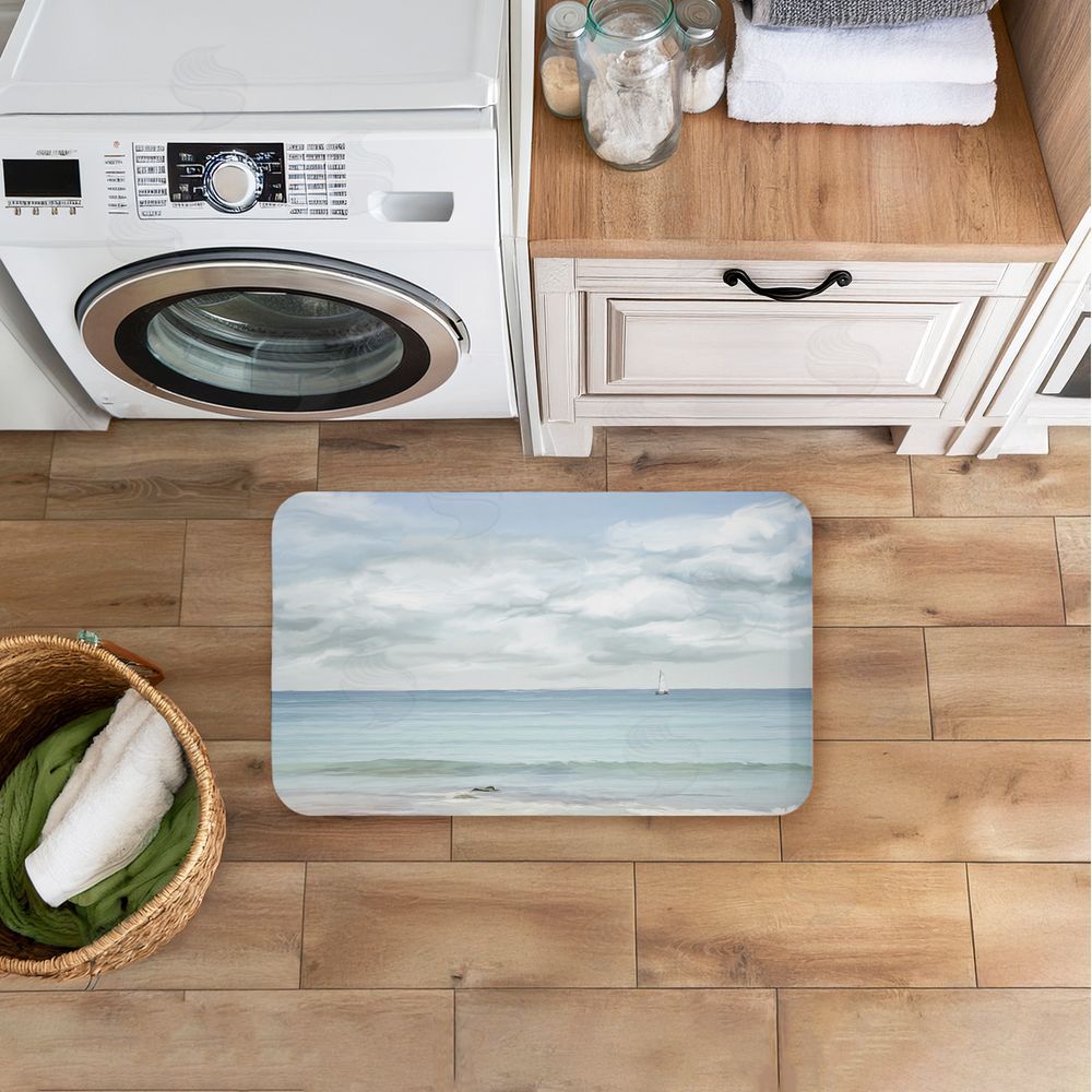 Ramona Murdock That Day In Paradise Kitchen Floor Mat