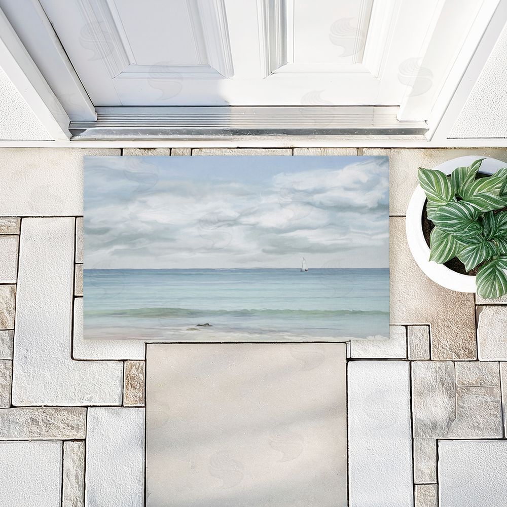Ramona Murdock That Day In Paradise Unwoven Outdoor Door Mat