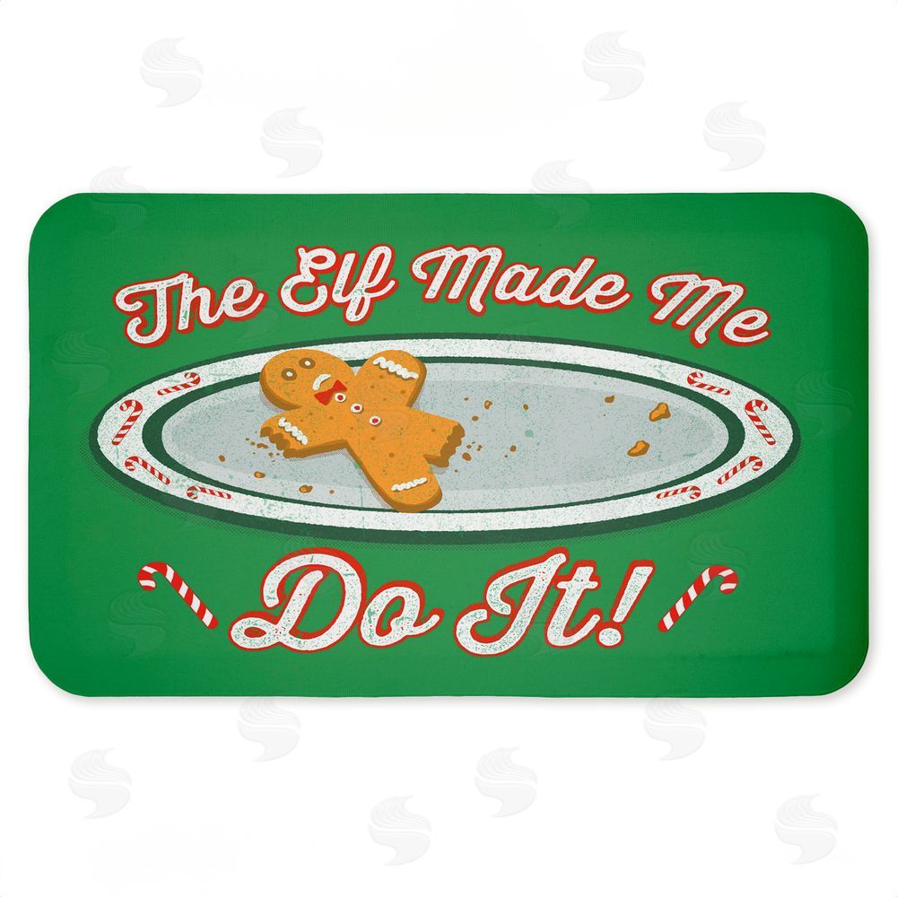 Jedco Brands Inc. The Elf Made Me Do It Kitchen Floor Mat