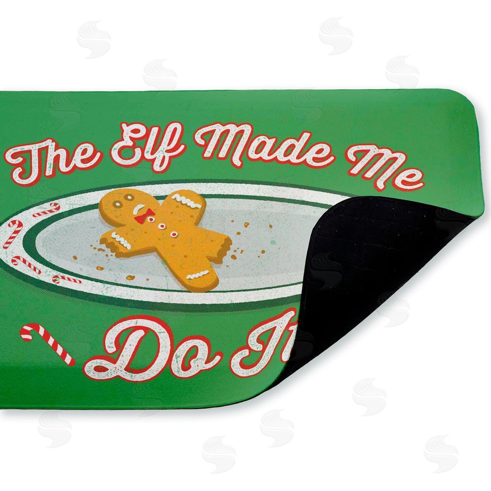 Jedco Brands Inc. The Elf Made Me Do It Kitchen Floor Mat