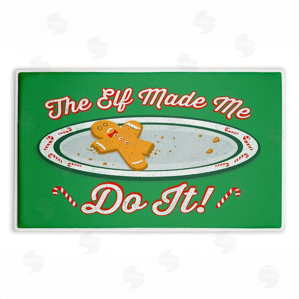 Jedco Brands Inc. The Elf Made Me Do It Plush Bathroom Floor Mat
