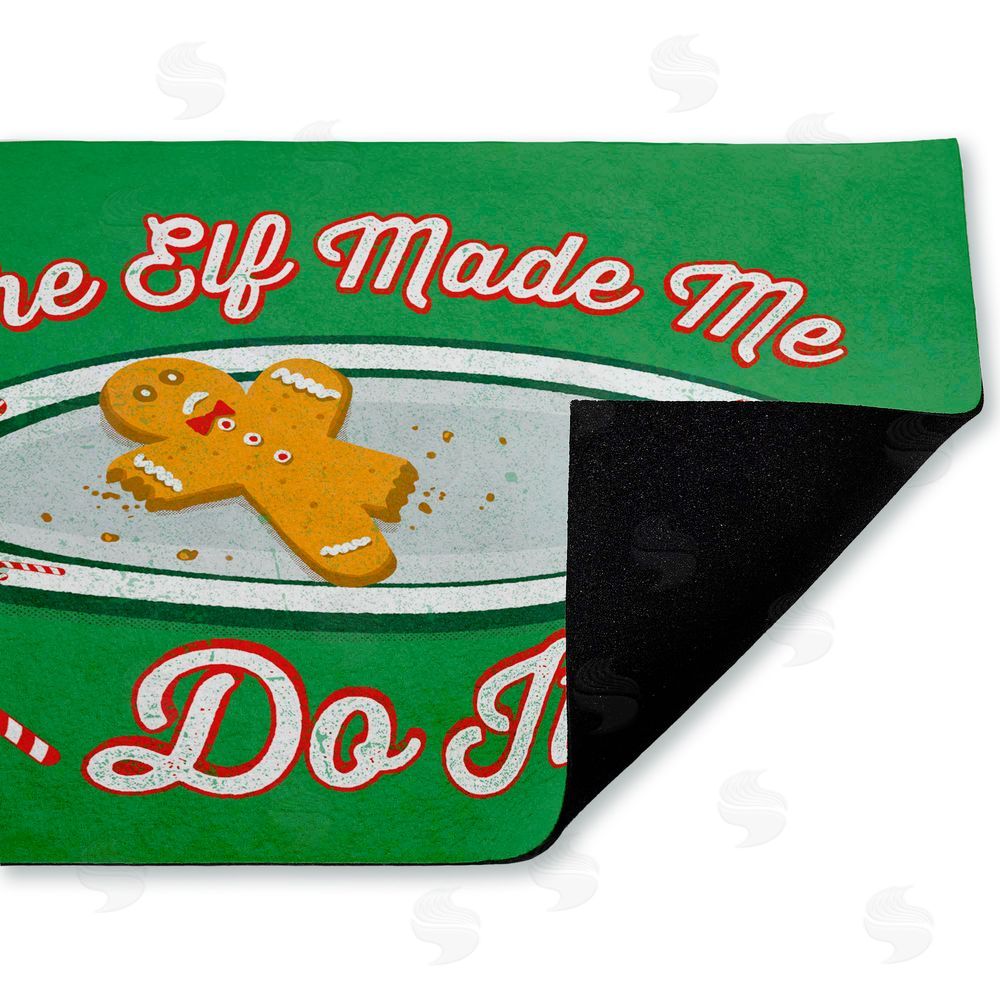 Jedco Brands Inc. The Elf Made Me Do It Unwoven Outdoor Door Mat
